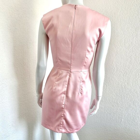 ZARA Dress Satin Effect Pink Dress Size M • BLOGGER FAVORITE • NEW WITH TAGS • - Picture 8 of 10